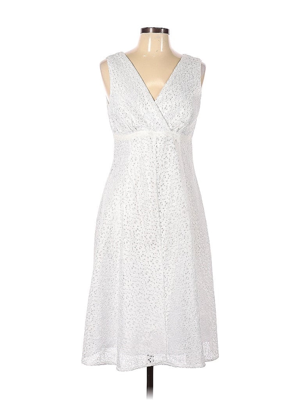 Rabbit Rabbit Rabbit White Lace Midi Dress